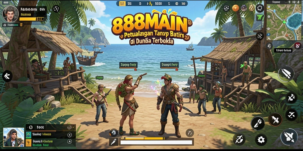 Tampilan gameplay yang menakjubkan di dunia terbuka 88MAIN.