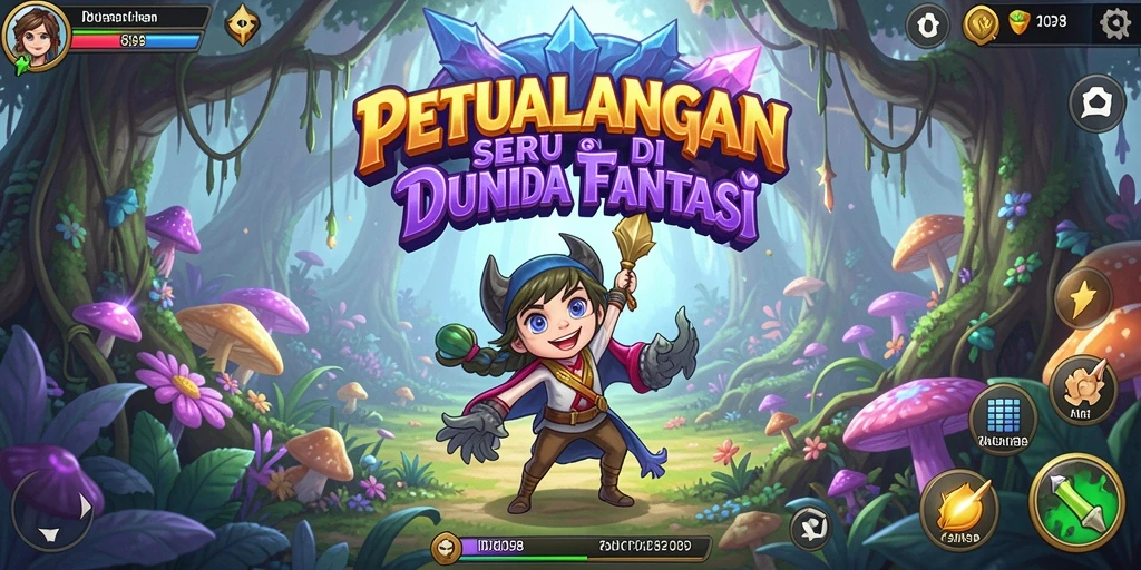 Tampak layar permainan ID098 menampilkan aksi petualangan yang mendebarkan.