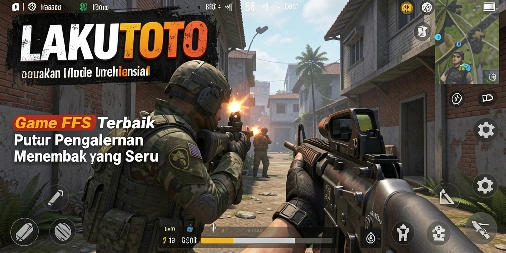 Tampilkan gameplay seru dari LAKUTOTO dalam aksi FPS.