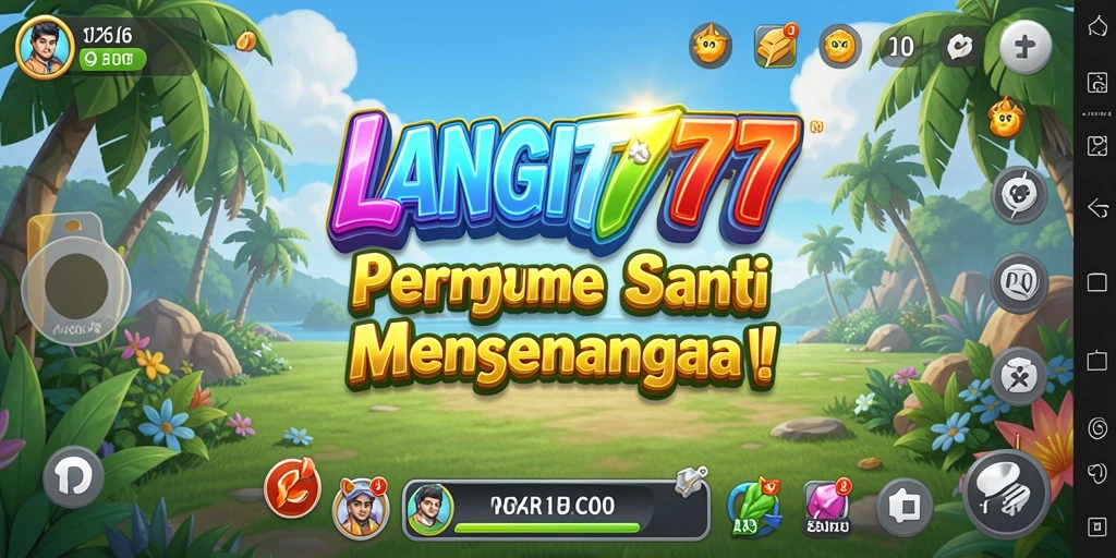 Tangkapan layar LANGIT777 menampilkan gameplay yang ceria dan menyenangkan.