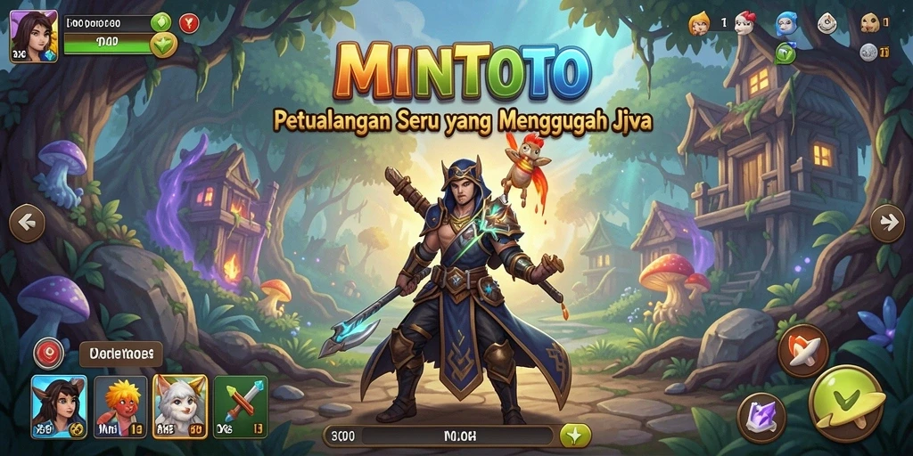 Tangkapan layar menampilkan aksi mendebarkan dalam permainan petualangan.