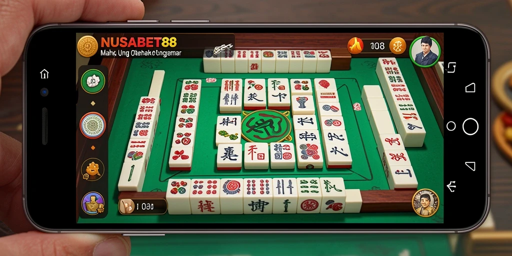Tampilan gameplay Mahjong yang menarik di NUSABET88.