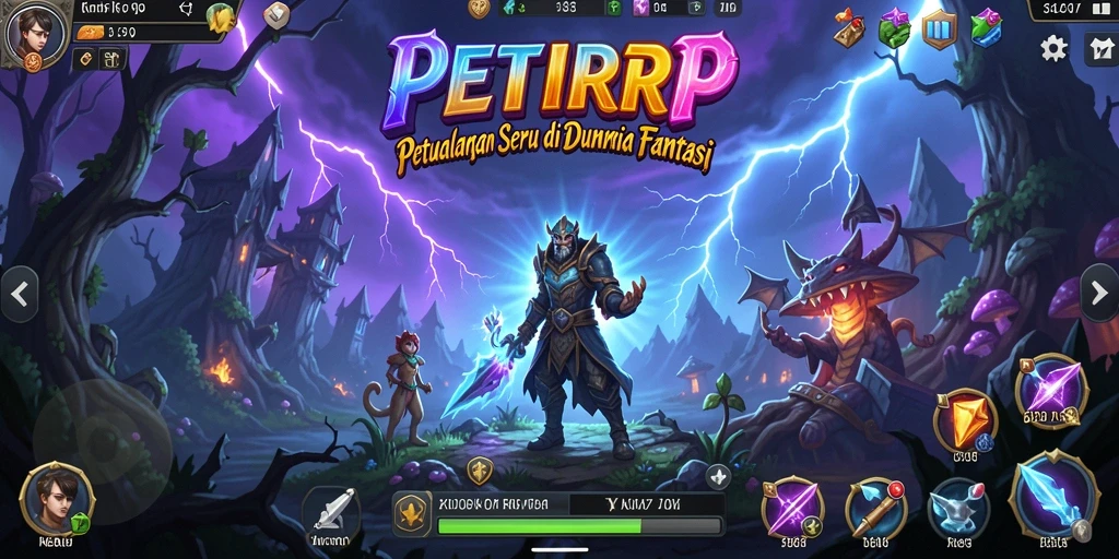 Screenshot gameplay PETIRRP menampilkan aksi petualangan yang seru.
