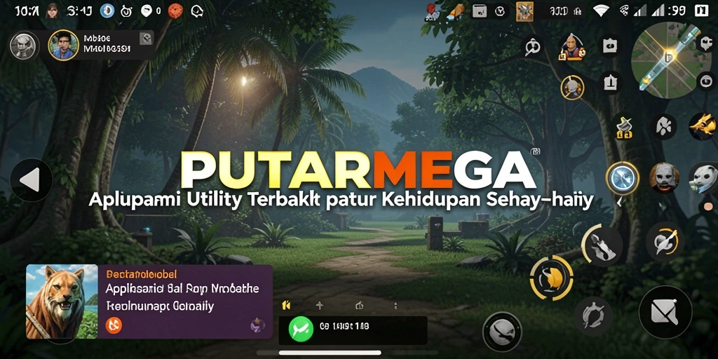 Tampilan antarmuka PUTARMEGA yang modern dan intuitif.