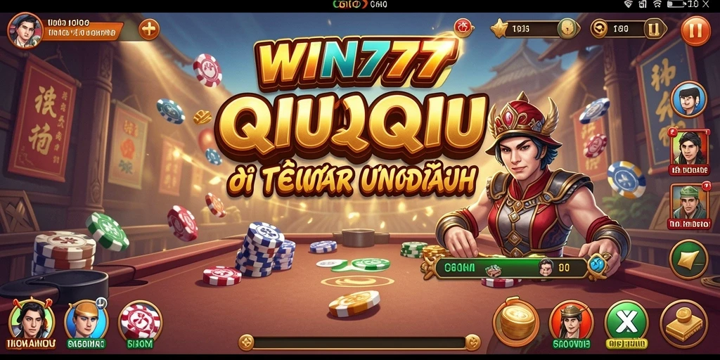 Tampilan gameplay QiuQiu yang menarik dan mendebarkan.